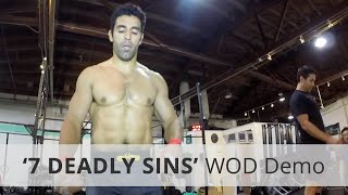 quotSEVEN DEADLY SINSquot CrossFit WOD Demo  1008 Rx [upl. by Leinehtan]