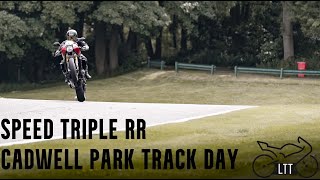 Triumph Speed Triple 1200 RR Cadwell Park circuit track day  Onboard lap [upl. by Eibrik]