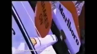 Comercial do Cigarros Marlboro com o piloto F1 Ayrton Senna  Ano 1990 [upl. by Milzie]