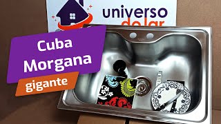 Cuba de Embutir Tramontina Morgana 60cm  FX Undermout Aço Inox 93806192 [upl. by Bianchi340]