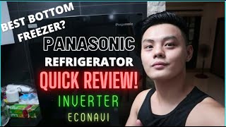 Best bottom freezer Panasonic Refrigerator Inverter Econavi  Quick Review [upl. by Primaveras429]