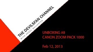 Unboxing 8  Cannon Zoom Pack 1000 [upl. by Nomed]