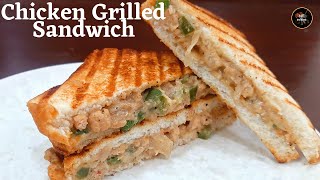 Grilled Chicken Sandwich  Delicious Chicken Sandwich Recipe  Sandwich recipe [upl. by Nalyad]