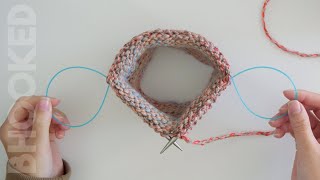 Knit ANY Size Project on LONG Circular Needles  Knitting Magic Loop [upl. by Lukasz246]