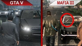 THE BIG GTA V vs MAFIA III SBS COMPARISON  PC  ULTRA [upl. by Nollek]