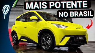 BYD DOLPHIN MINI TURBO  MODELO BRASILEIRO PODE GANHAR VERSÃO MAIS POTENTE E 5 LUGARES  RUMOR [upl. by Allain]