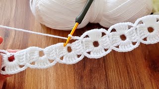 VERY EASY AND UNIQUE CROCHET PATTERN GORGEOUS CROCHET BABY BLANKET STITCH [upl. by Gianina204]