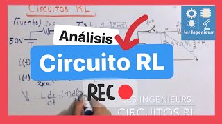 ✅CIRCUITO RL con FUENTE CD Explicación 100 EFECTIVA ANÁLISIS de CIRCUITOS en INGENIERÍA 💯 [upl. by Hallutama]