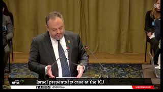 Israels Tal Becker gives the opening remarks for Israel at the International Court of Justice [upl. by Evangelin]