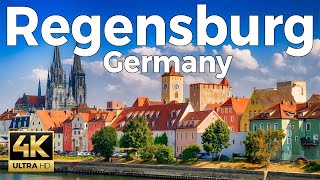 Regensburg Germany Walking Tour 4k Ultra HD60fps – With Captions [upl. by Prichard]