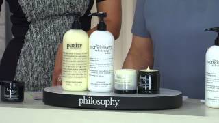 philosophy supersize 4pc ampm skincare collection with Rachel Boesing [upl. by Piotr179]