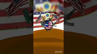 las 4 potencias mundiales paises countryballs india eeuu rusia china edit shorts humor [upl. by Zuliram]