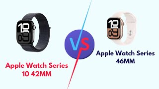 Apple Watch Series 10 42MM Vs 46MM  Specs Size Weight [upl. by Calan831]