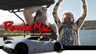 Ronnie Mac 69 drives Race Car down under [upl. by Ardnaxela408]