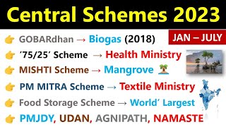 Scheme 2023 Current Affairs  Central Govt  Scheme Current Affairs 2023 Central Govt  Schemes 2023 [upl. by Arot]