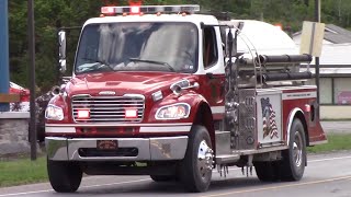 Ledgedale Volunteer Fire Company Tanker 36 Responding [upl. by Nitneuq]