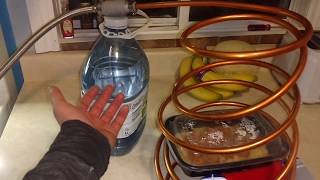 Homemade Water Distillation Rig With Added Copper Tubing [upl. by Rettig]