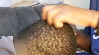 ASMR Head and Scalp Scratching Scalp Massage Hair Oil Treatment Satisfying Asmr [upl. by Courtnay]