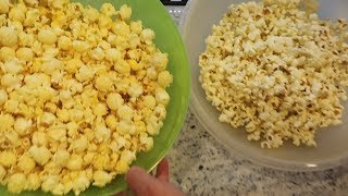 Stove Top quotWhirley Popquot vs Microwave Popcorn and How to Make Home Made Gum [upl. by Ellecrag314]