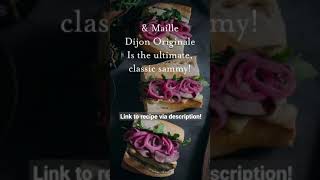 Classic Roast Beef Sandwich with Pickled Red Onions amp Maille Dijon Originale [upl. by Asik67]