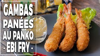 Gambas panées au Panko  Ebi Fry  Le Riz Jaune [upl. by Ethelbert]