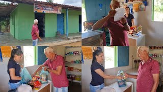 REINAUGURAÇÃO DO MERCADINHO PILÃOZINHO FUI FAZER A FEIRA E GOSTEI DO ATENDIMENTO E DOS PRODUTOS [upl. by Ativad192]