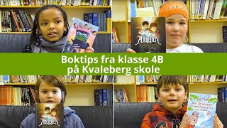 Boktips fra klasse 4B ved Kvaleberg skole [upl. by Airolg]