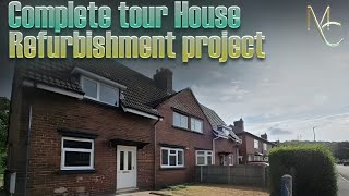 Complete tour House Refurbishment project in UK 2024 [upl. by Katrine]