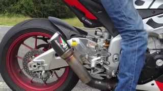 Aprilia RSV4RF AustinRacing GP1R Exhaust [upl. by Alin]