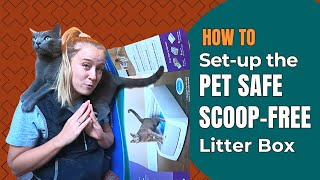 How to Set Up the ScoopFree SelfCleaning Litter Box by Petsafe [upl. by Theresina]