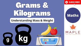 Grams Kilograms and Tonnes ► Understanding Weight amp Mass [upl. by Adym938]