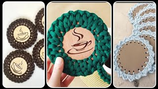 Beautiful coasters  crochet coaster ideas Mandala coasters  Home decoration ideas [upl. by Inat]