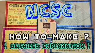 NCSC  HOW TO MAKE  DETAILED EXPLANATION  PROJECT LOG SURVEY FILE  CHART PAPERS [upl. by Dnalram]