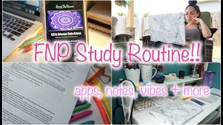 MY INDEPTH REALISTIC STUDY ROUTINE ♥︎ FNP GRAD STUDENT [upl. by Dyoll]