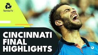 Stefanos Tsitsipas vs Borna Coric For The Title  Cincinnati 2022 Final Highlights [upl. by Hansel]