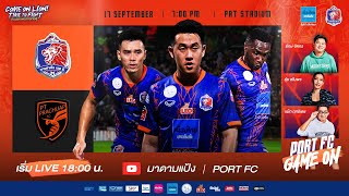 LIVE  PORT FC vs PT Prachuap FC  THAI LEAGUE 1 202324  PORT FC GAME ON [upl. by Rudiger576]