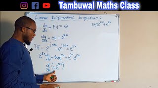 How to Solve First Order Linear Differential Equations [upl. by Clark]