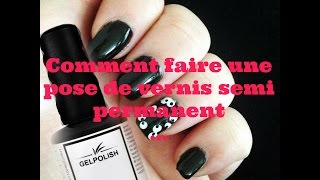 Comment faire une pose de vernis semi permanent [upl. by Westfall353]