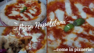 PIZZA NAPOLETANA fatta in casa COME IN PIZZERIA  Ricetta IMPASTO  COTTURA Padella e Grill [upl. by Anelac]