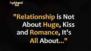 RELATIONSHIP IS NOT ABOUT KISS AND LOVE ITS ABOUTPSYCOLOGY FACTS [upl. by Joelly]