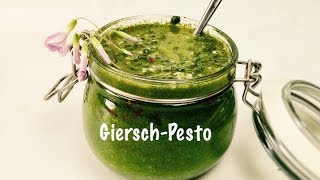 DIY Giersch  Pesto  Wildkräuter  Vegan  Simple und Schnell [upl. by Selway373]