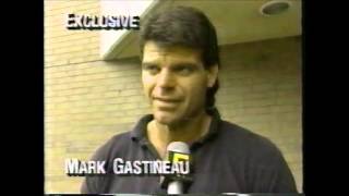 Mark Gastineaus first fixed fight and legal troubles WNYW Fox 5 news1991 [upl. by Rrats]