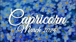 Capricorn March 2024  This divine connection is changing your reality ❤️ [upl. by Eillat]