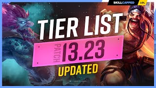 NEW UPDATED TIER LIST for PATCH 1323  League of Legends [upl. by Eiramait644]