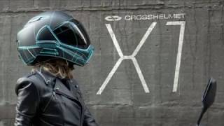 Usefull Borderless Kickstarts CrossHelmet X1 Smart Helmet [upl. by Barbra627]