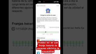 Consulta las franjas horarias de consumo eléctrico en la APP Mi coche eléctrico ￼ [upl. by Faucher]