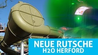 H2O Herford  Jungle Cone neue Rutsche 2013 Onride [upl. by Yi]