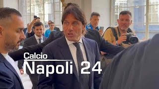 CONTE a NAPOLI accolto da EROE 💙🙌 Guardate che succede dopo la presentazione [upl. by Olive]