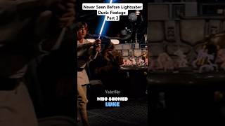 Never Seen Before Lightsaber Duels Footage Part 2  starwars deletedscene georgelucas SWA [upl. by Siana]