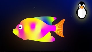 Baby Sensory Video  Under the Sea High Contrast Sea Creatures for Visual Stimulation [upl. by Erdnoid]